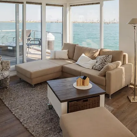 Schwimmendes Antares One By Seeblick Ferien Oro, Rundum Wasser, Sauna Dom wakacyjny *